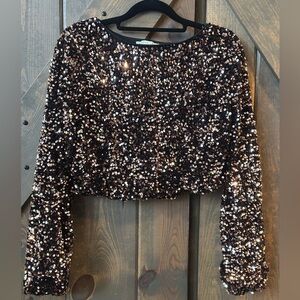 Sequin Embellished sequin Top